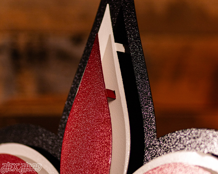 Fleur De Lis LOUISVILLE 3D Vintage Metal Wall Art