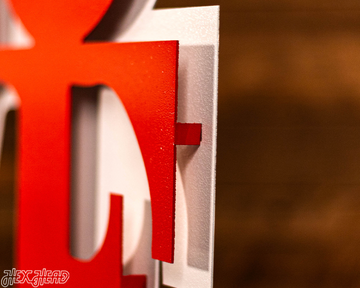 "LOVE" 3D Vintage Metal Wall Art