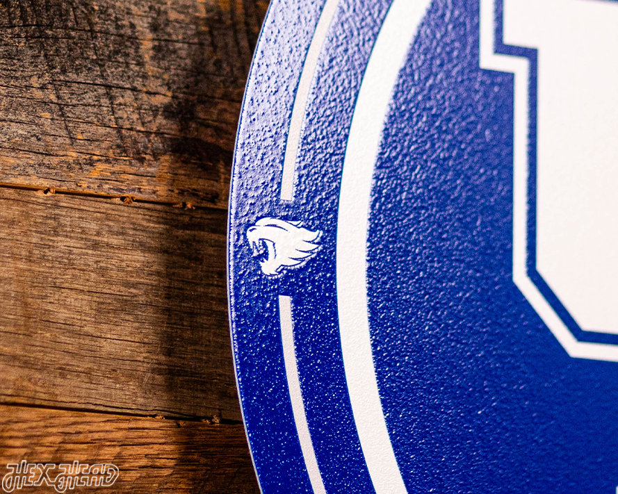 VARSITY Collection- SINGLE Layer Kentucky Wildcats Metal Wall Art