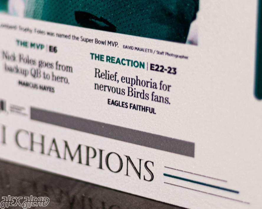 Philadelphia Inquirer  Eagles SUPER BOWL LII Front Page - FEB 5, 2018