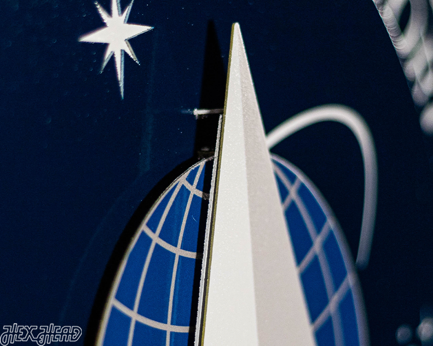 United States Space Force Seal 3D Vintage Metal Wall Art