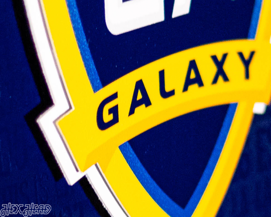 CLOSE OUT - LA Galaxy CRAFT SERIES 3D Embossed Metal Wall Art