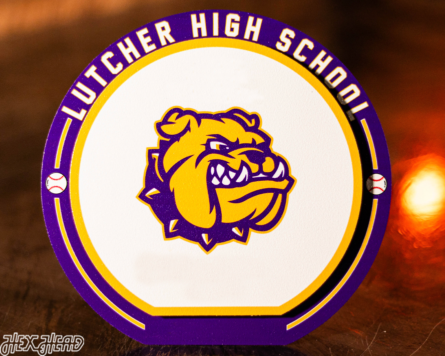 Lutcher High School LA Excellence Award- BULLDOG logo