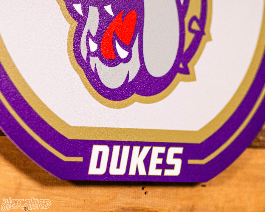 VARSITY Collection- SINGLE Layer James Madison Dukes Metal Wall Art