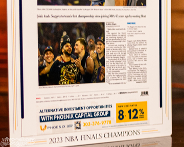 The Denver Post Nuggets 2023 NBA FINALS Front Page - JUNE 13, 2023