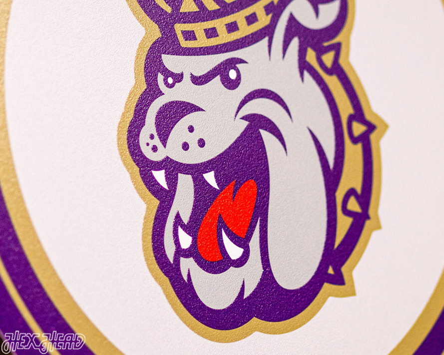 VARSITY Collection- SINGLE Layer James Madison Dukes Metal Wall Art