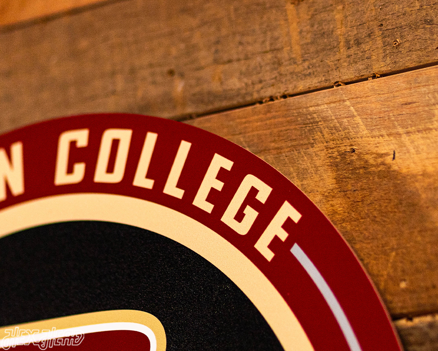 VARSITY Collection- SINGLE Layer Boston College Eagles Metal Wall Art
