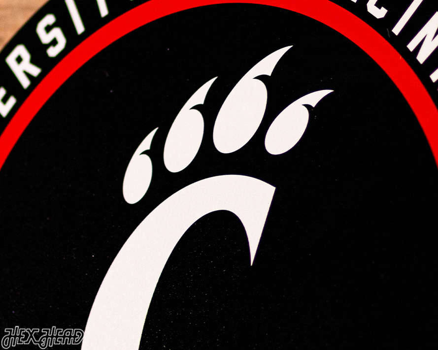 VARSITY Collection- SINGLE Layer Cincinnati Bearcats Metal Wall Art