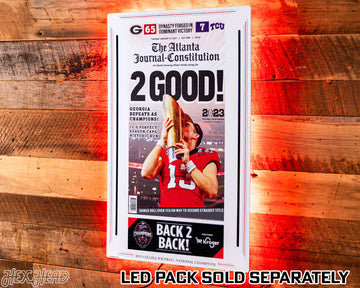 Atlanta Journal Constitution Georgia Bulldogs 2022 Football National Champions Front Page - JAN 10, 2023