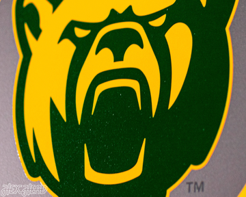 VARSITY Collection- SINGLE Layer Baylor Bears Metal Wall Art