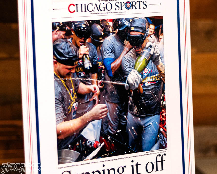 The Chicago Tribune Chicago Cubs 2016 WORLD SERIES Front Page - NOV 4, 2016