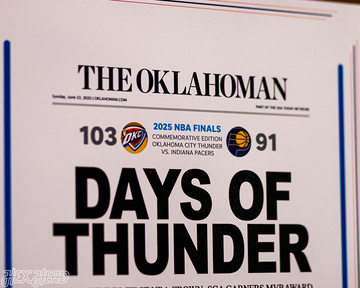Oklahoman City Thunder 2025 NBA Finals Front Page - JUNE 22, 2025