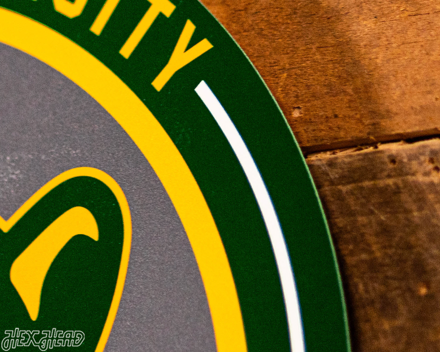 VARSITY Collection- SINGLE Layer Baylor Bears Metal Wall Art
