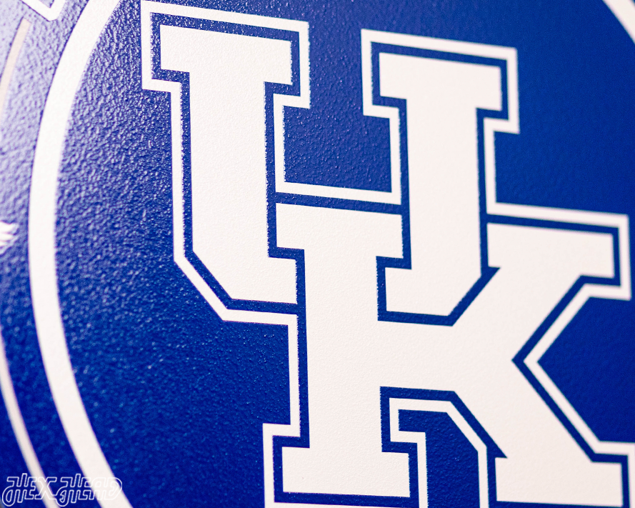 VARSITY Collection- SINGLE Layer Kentucky Wildcats Metal Wall Art