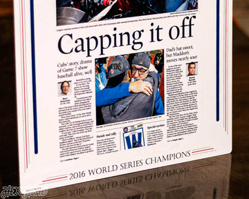 The Chicago Tribune Chicago Cubs 2016 WORLD SERIES Front Page - NOV 4, 2016