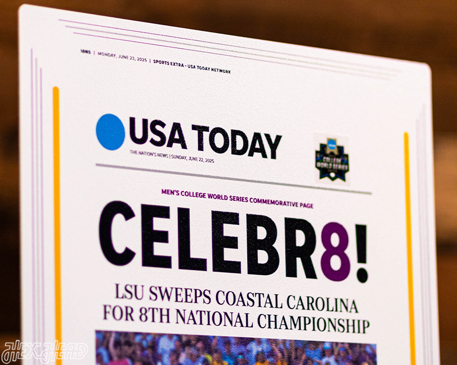 USA Today LSU Tigers 2025 NATIONAL CHAMPIONS Front Page - June 22, 2025