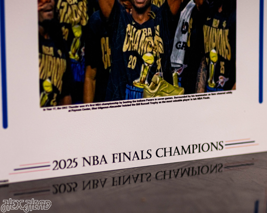 Oklahoman City Thunder 2025 NBA Finals Front Page - JUNE 22, 2025