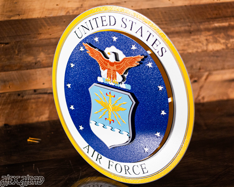 United States Air Force 3D Vintage Metal Wall Art