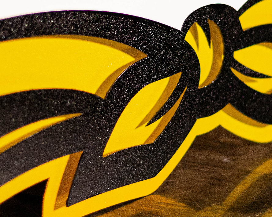 Oregon Ducks 3D Vintage Metal Wall Art