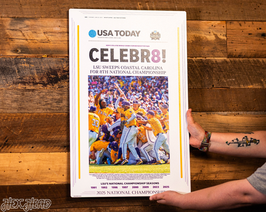 USA Today LSU Tigers 2025 NATIONAL CHAMPIONS Front Page - June 22, 2025