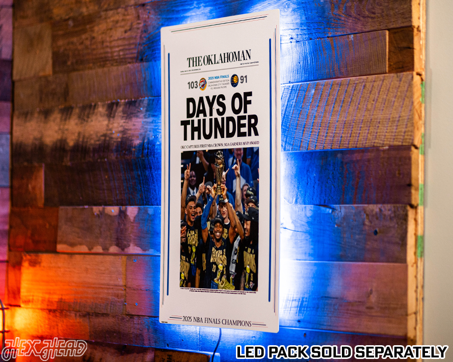 Oklahoman City Thunder 2025 NBA Finals Front Page - JUNE 22, 2025