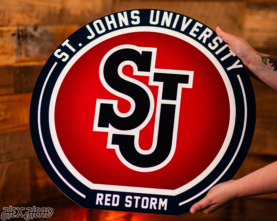 VARSITY Collection- SINGLE Layer St John's Metal Wall Art
