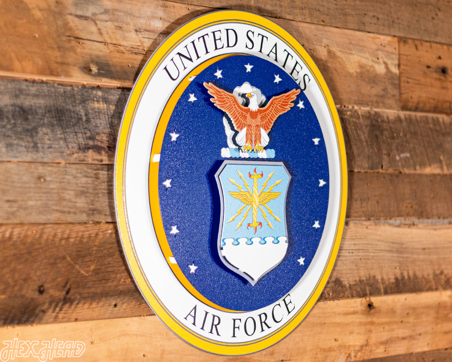 United States Air Force 3D Vintage Metal Wall Art