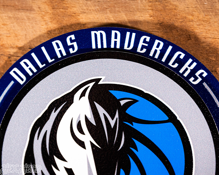 Dallas Mavericks "Double Play" On the Shelf or on the Wall Art