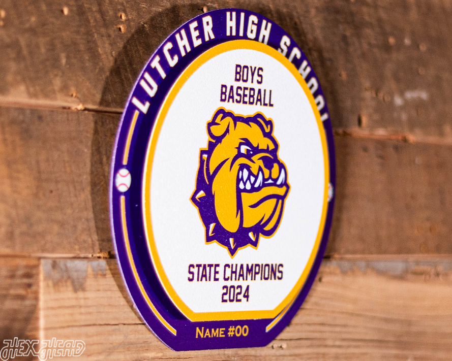 Lutcher High School LA Excellence Award- BULLDOG logo