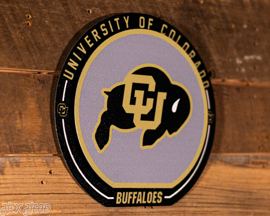 Colorado Buffaloes "Double Play" On the Shelf or on the Wall Art