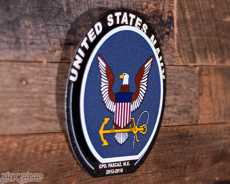 United States Navy "Double Play" On the Shelf or on the Wall Art