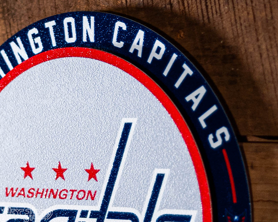 Washington Capitals "Double Play" On the Shelf or on the Wall Art