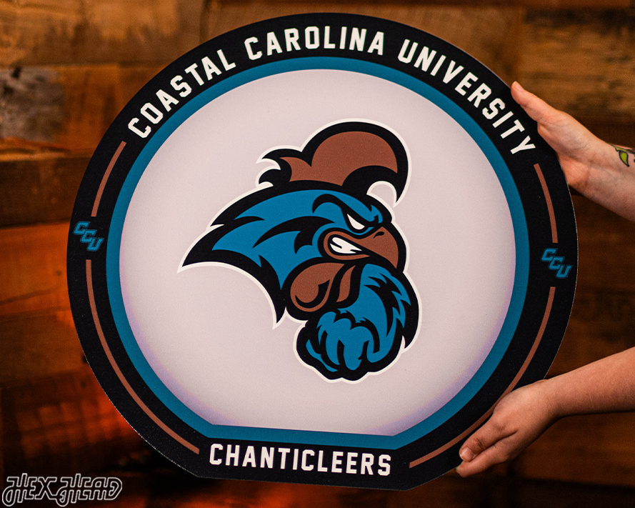 VARSITY Collection- SINGLE Layer Coastal Carolina Metal Wall Art