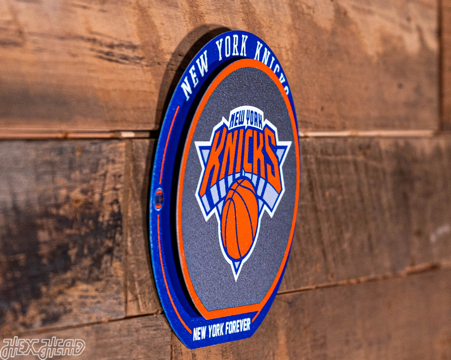 New York Knicks "Double Play" On the Shelf or on the Wall Art