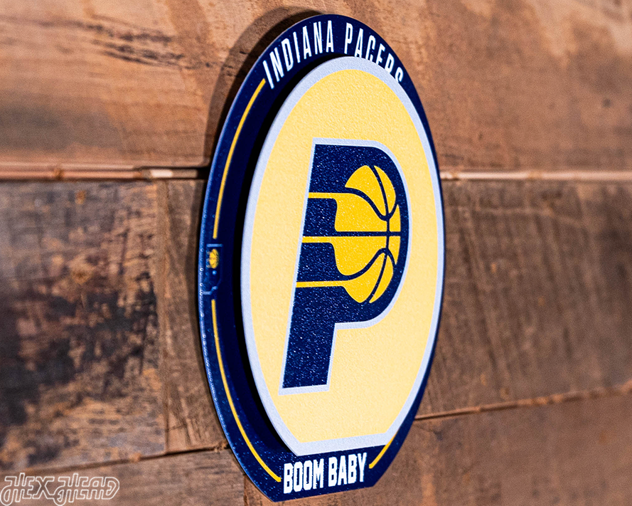 Indiana Pacers "Double Play" On the Shelf or on the Wall Art