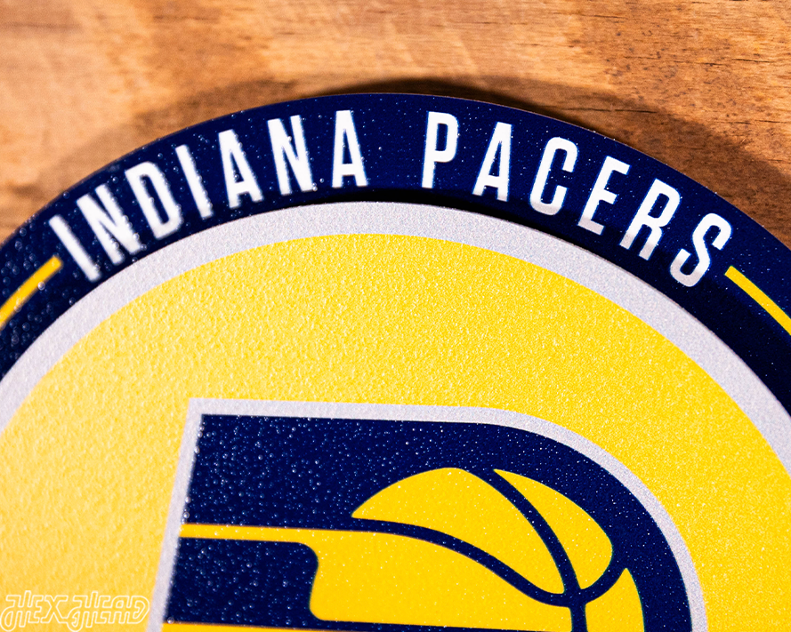 Indiana Pacers "Double Play" On the Shelf or on the Wall Art