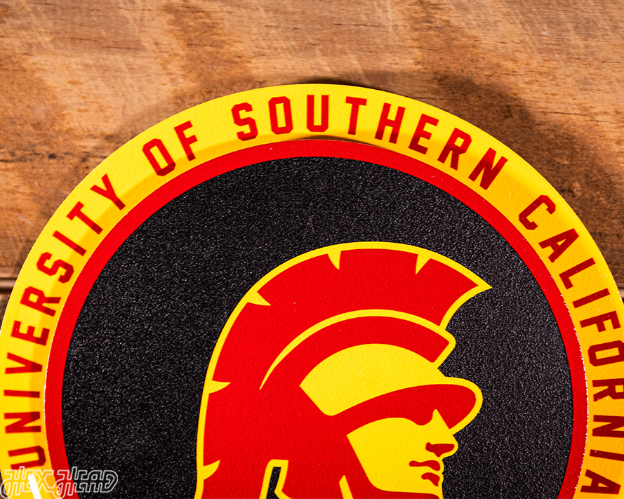 USC Southern California Trojans "Double Play" On the Shelf or on the Wall Art