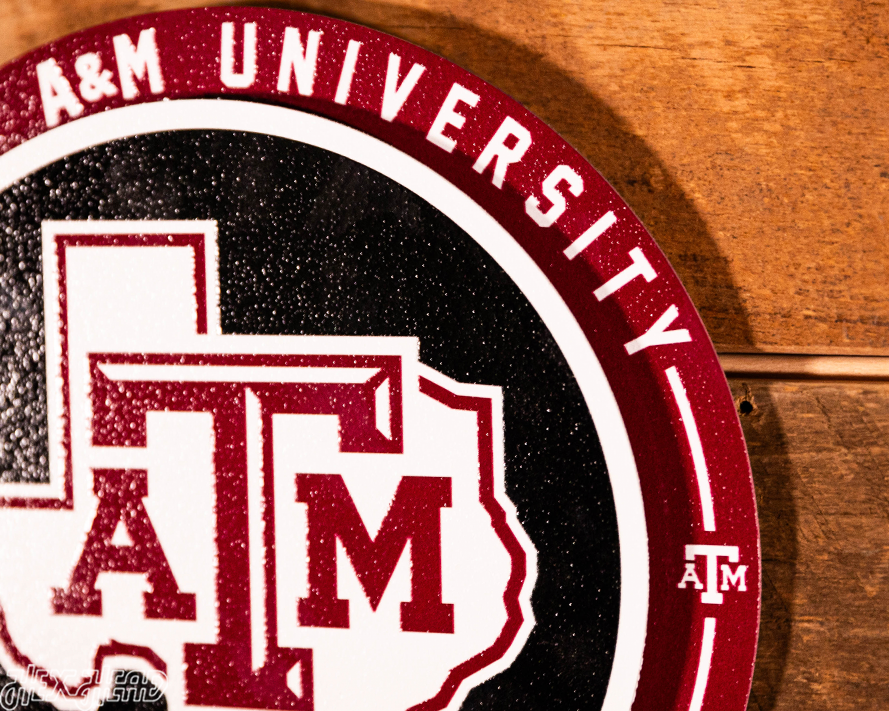 Texas A&M Aggies "Double Play" On the Shelf or on the Wall Art