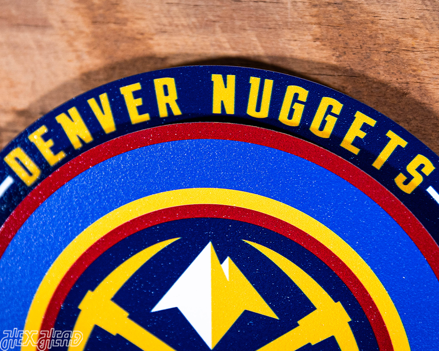 Denver Nuggets "Double Play" On the Shelf or on the Wall Art