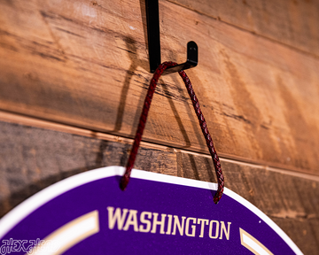 Washington Huskies Personalized Monogram Metal Art