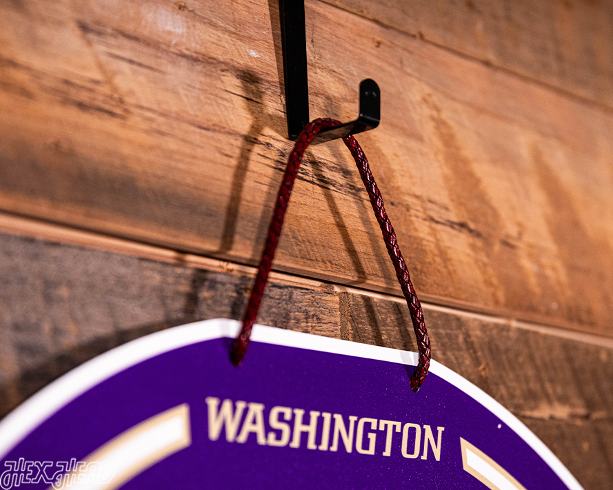 Washington Huskies Personalized Monogram Metal Art