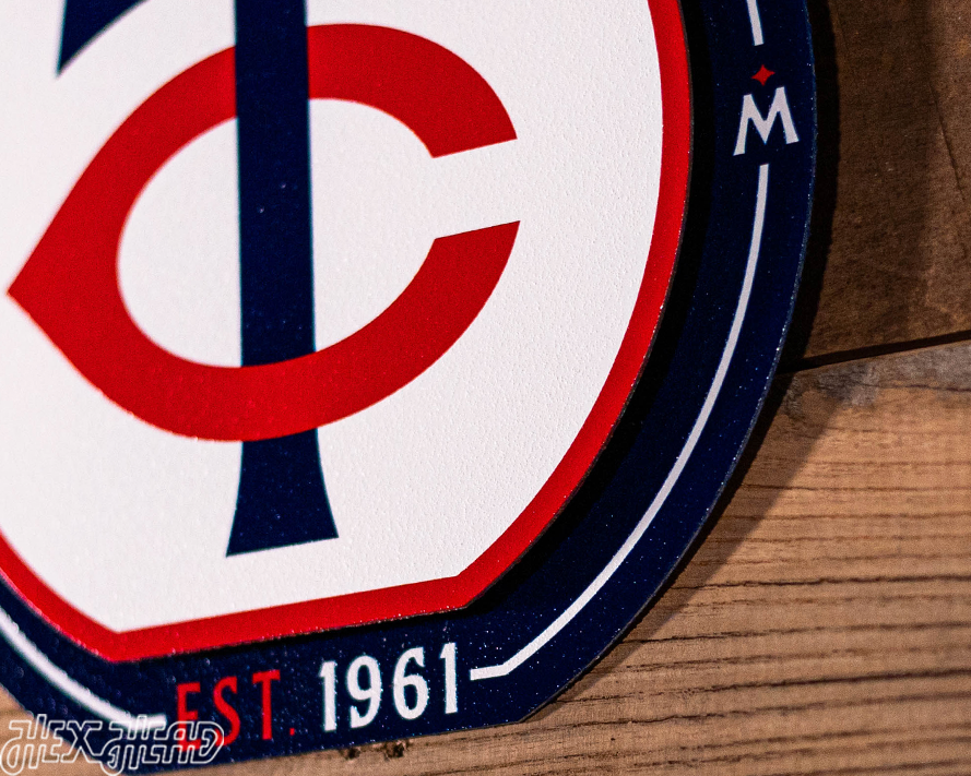 Minnesota Twins "Double Play" On the Shelf or on the Wall Art