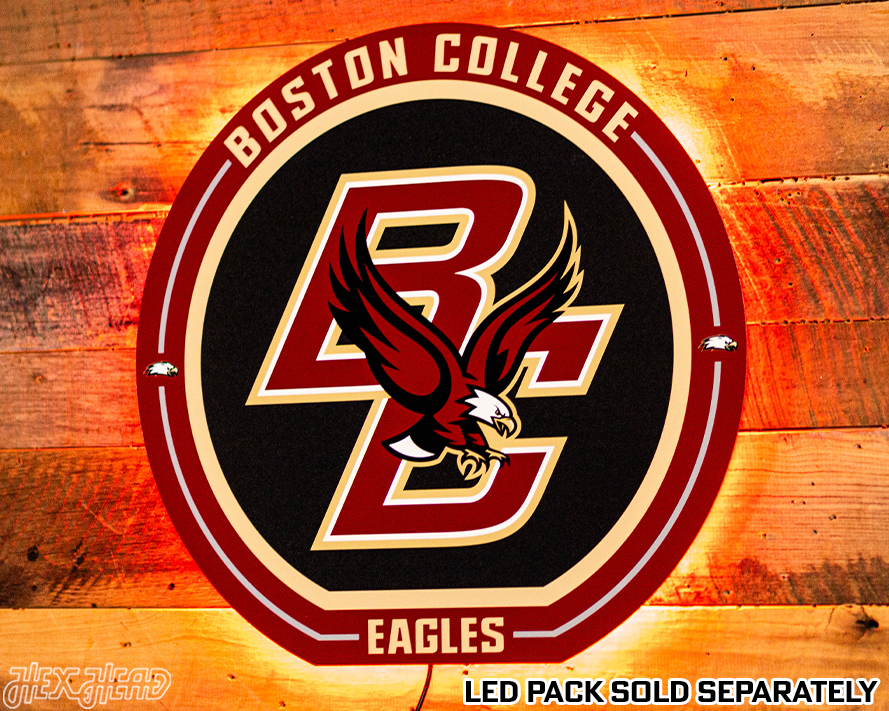VARSITY Collection- SINGLE Layer Boston College Eagles Metal Wall Art