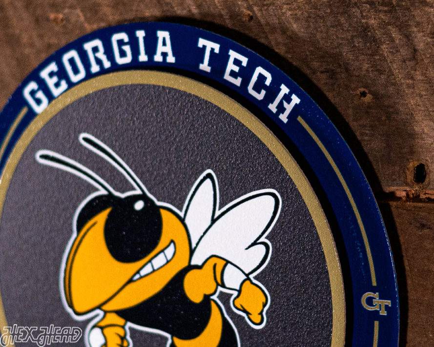 Georgia Tech "Double Play" On the Shelf or on the Wall Art