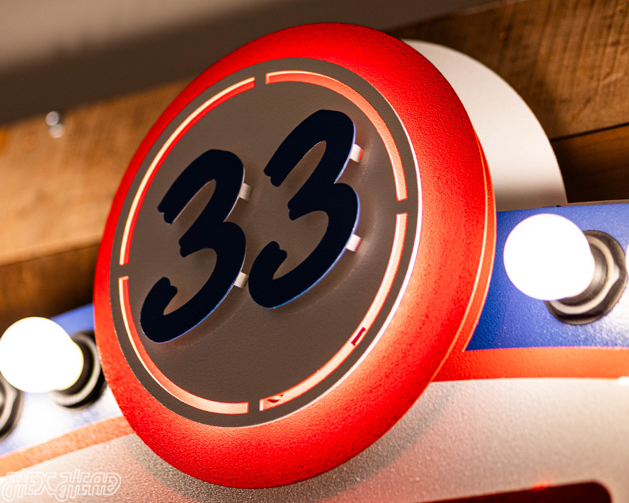 Bubba's 33 Lighted 3D Metal Wall Art