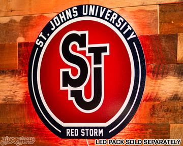 VARSITY Collection- SINGLE Layer St John's Metal Wall Art