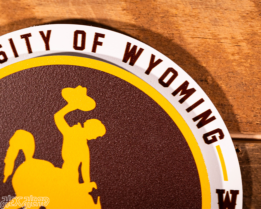 University of Wyoming "Double Play" On the Shelf or on the Wall Art