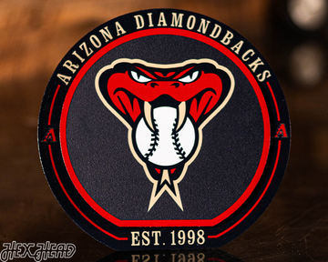 Arizona Diamondbacks "Double Play" On the Shelf or on the Wall Art