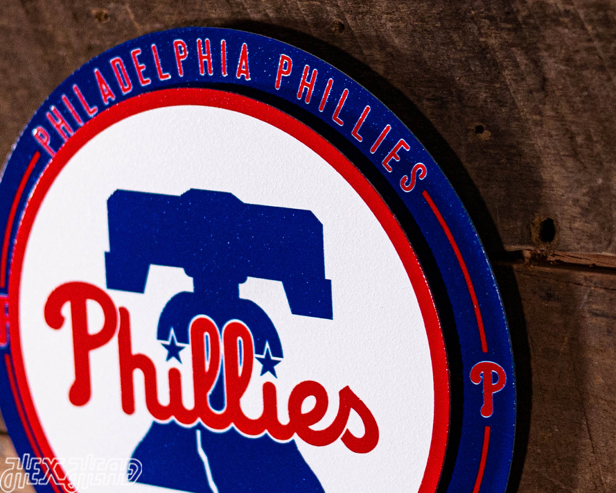 Philadelphia Phillies "Double Play" On the Shelf or on the Wall Art