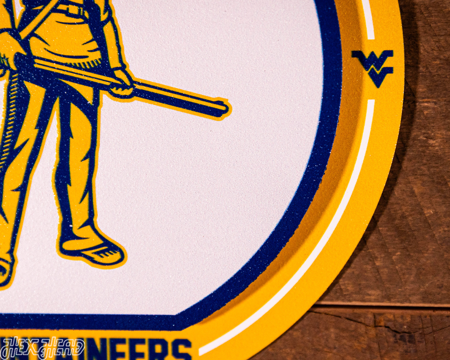 West Virginia Mountaineers "Double Play" On the Shelf or on the Wall Art